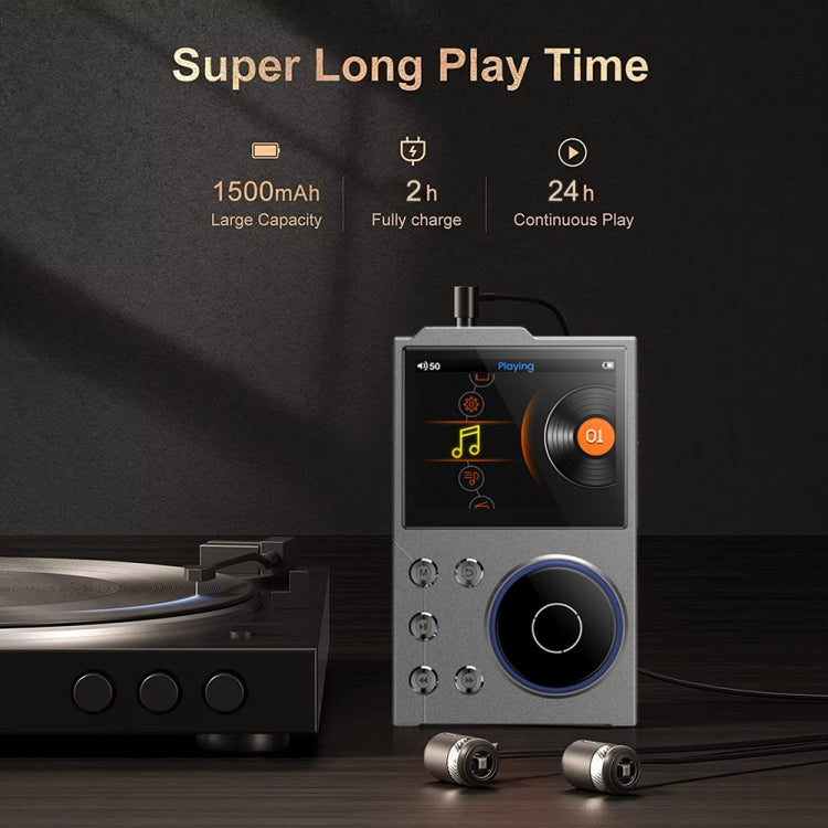 Reproductor de música HIFI Bluetooth de 2,4 pulgadas DSD256 con calidad de sonido masterizada Walkman, 16GB, 16GB+8GB, 16GB+16GB, 16GB+32GB
