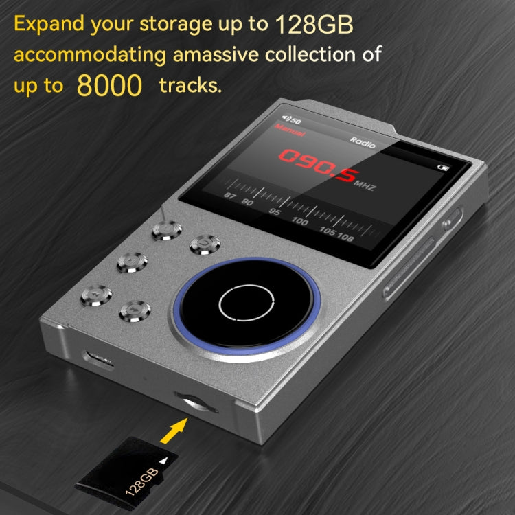 Reproductor de música HIFI Bluetooth de 2,4 pulgadas DSD256 con calidad de sonido masterizada Walkman, 16GB, 16GB+8GB, 16GB+16GB, 16GB+32GB