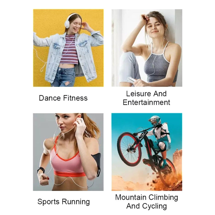 Reproductor de música MP3 con Bluetooth, clip deportivo de alta fidelidad, pantalla táctil, MP4, No TF Card, 8GB, 16GB, 32GB, 64GB, 128GB