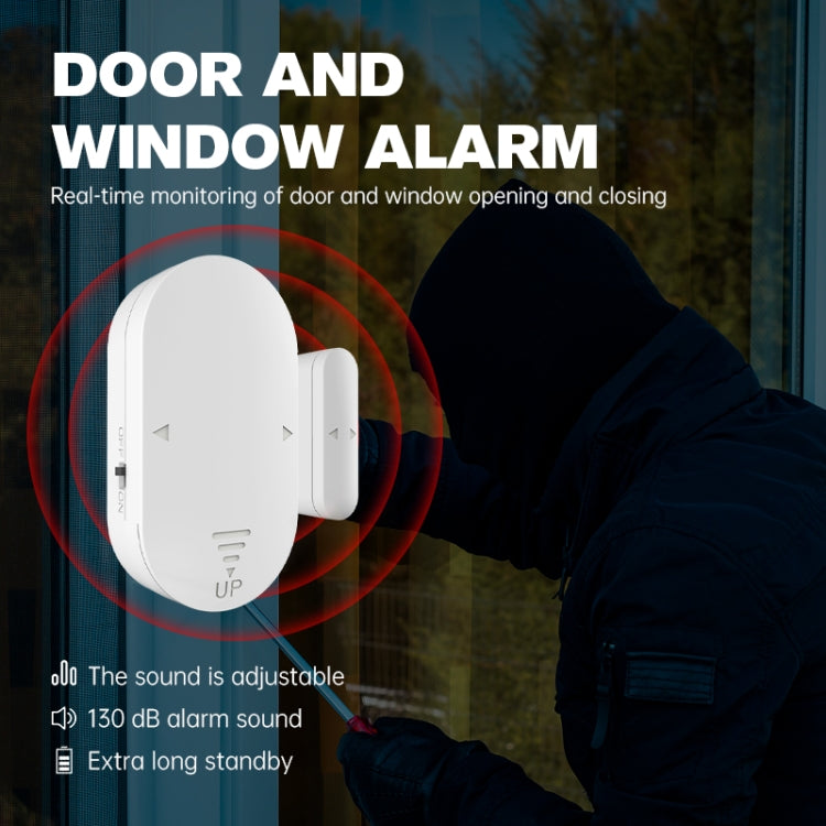 Alarma antirrobo multifuncional de alto decibel para puertas y ventanas del hogar