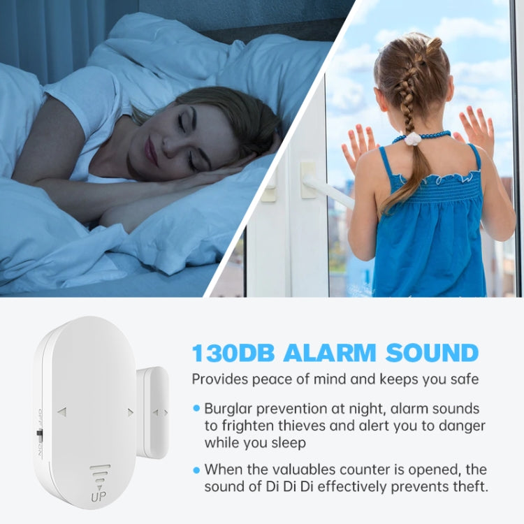 Alarma antirrobo multifuncional de alto decibel para puertas y ventanas del hogar