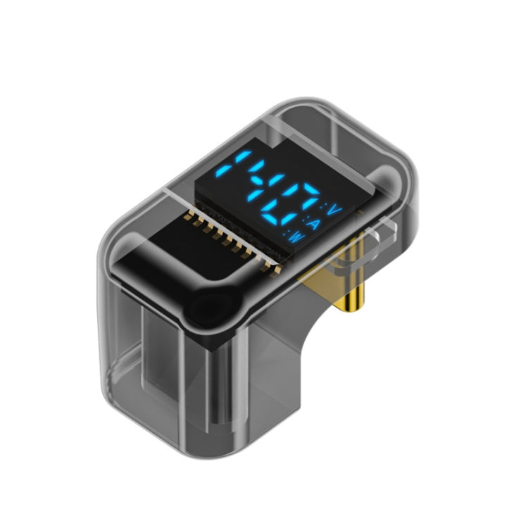 Adaptador tipo U con pantalla digital tipo C, codo de 180 grados, 140 W, 4,0 W, 180 Degree Elbow