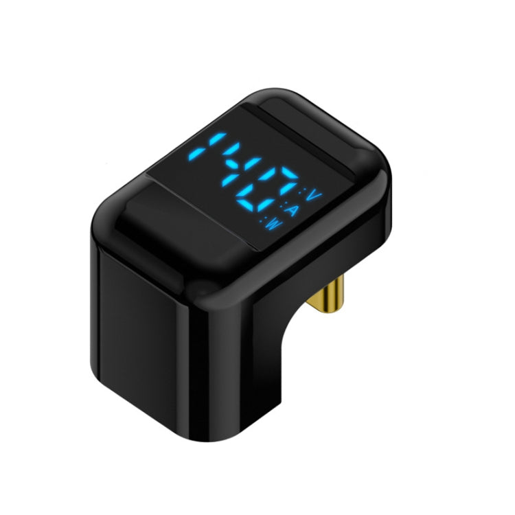 Adaptador tipo U con pantalla digital tipo C, codo de 180 grados, 140 W, 4,0 W, 180 Degree Elbow