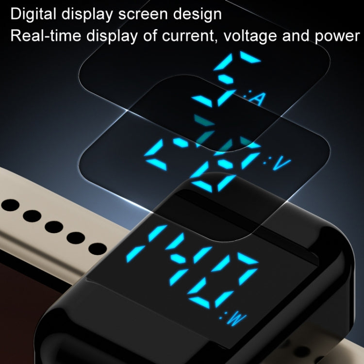 Adaptador tipo U con pantalla digital tipo C, codo de 180 grados, 140 W, 4,0 W, 180 Degree Elbow