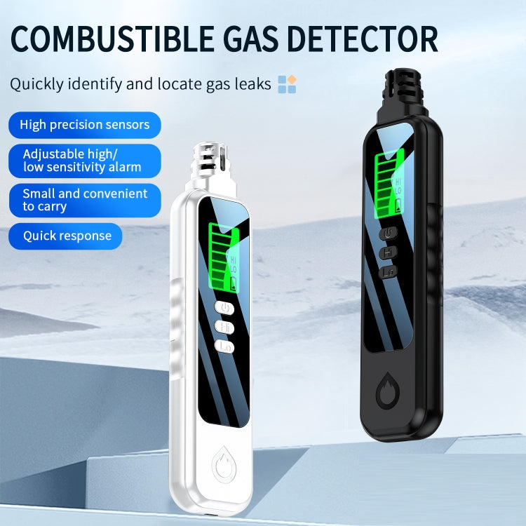 Detector portátil de fugas de metano y gas inflamable
