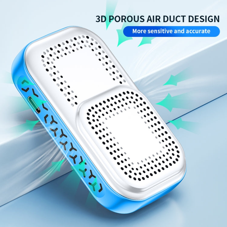 Detector de monóxido de carbono portátil Alarma de detección para exteriores en el hogar, D6 Gray, D6 Blue