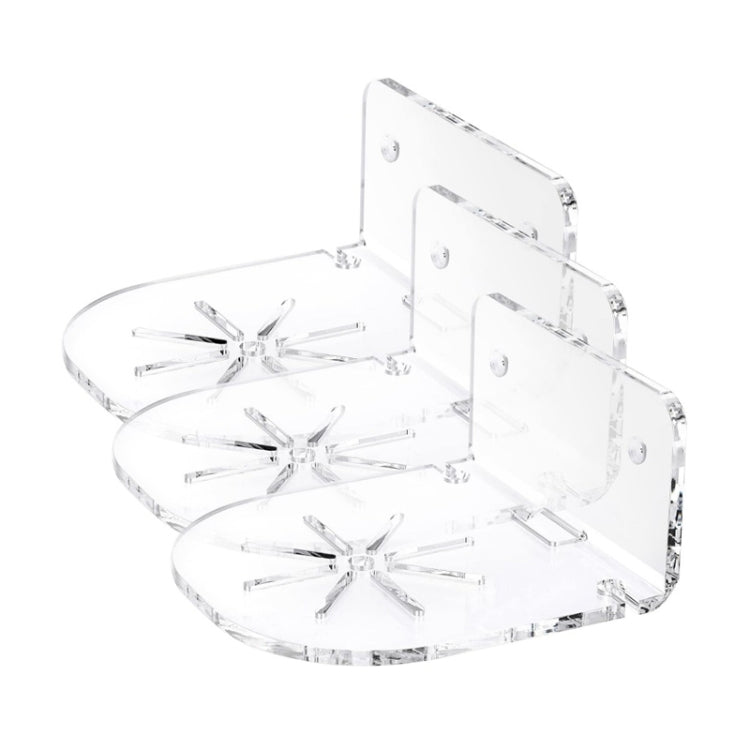 Juego de 3 soportes de pared de acrílico para monitor de bebé, cámara de seguridad y altavoz, YX135