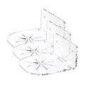 Juego de 3 soportes de pared de acrílico para monitor de bebé, cámara de seguridad y altavoz, YX135