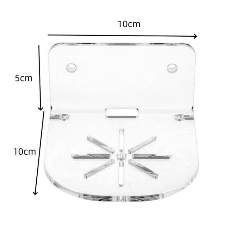 Juego de 3 soportes de pared de acrílico para monitor de bebé, cámara de seguridad y altavoz, YX135