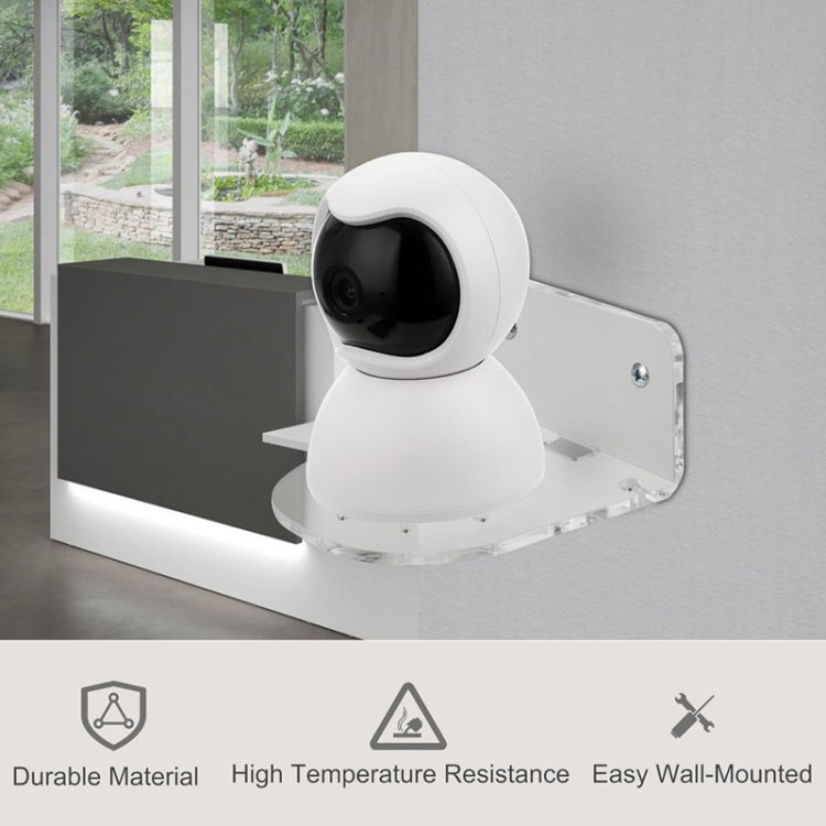 Juego de 3 soportes de pared de acrílico para monitor de bebé, cámara de seguridad y altavoz, YX135