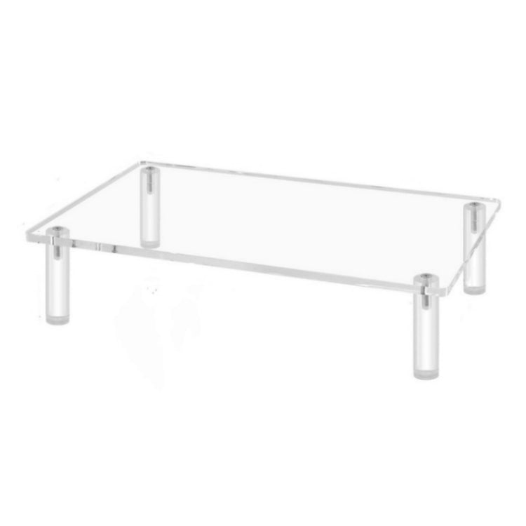 Soporte elevado de acrílico para computadora portátil o impresora de escritorio, YX136