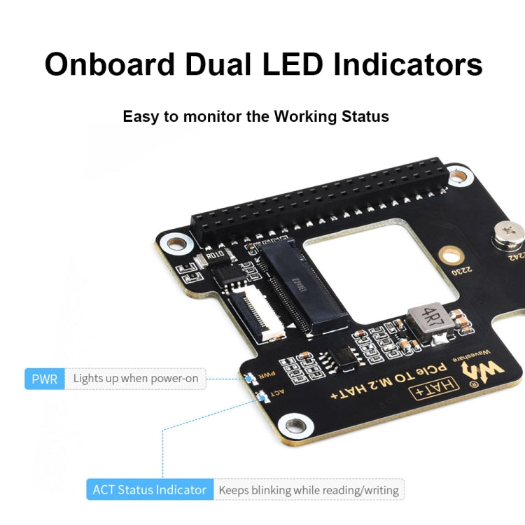 Adaptador PCIe a M.2 de Waveshare para Raspberry Pi 5, SSD M.2 con protocolo NVMe, Basic Kit, Basic Kit + 128GB, Basic Kit + 256GB