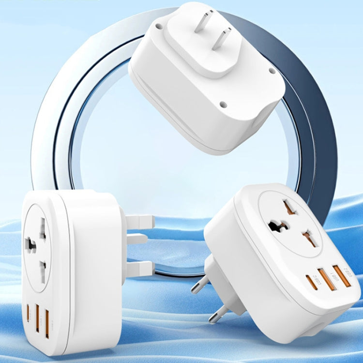 Enchufe convertidor universal 2USB + enchufe convertidor inteligente tipo C, UK Plug, US Plug, EU Plug
