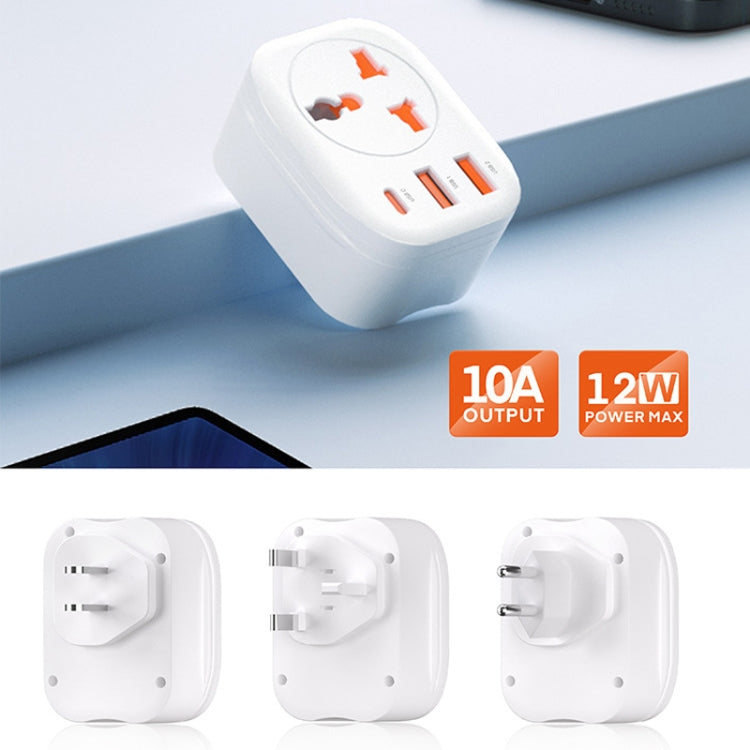 Enchufe convertidor universal 2USB + enchufe convertidor inteligente tipo C, UK Plug, US Plug, EU Plug