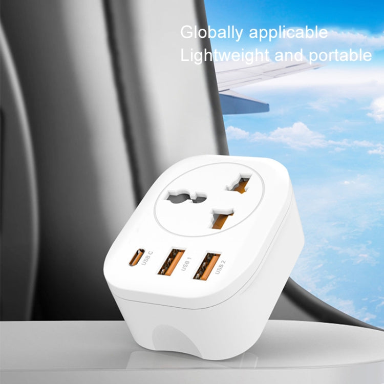 Enchufe convertidor universal 2USB + enchufe convertidor inteligente tipo C, UK Plug, US Plug, EU Plug