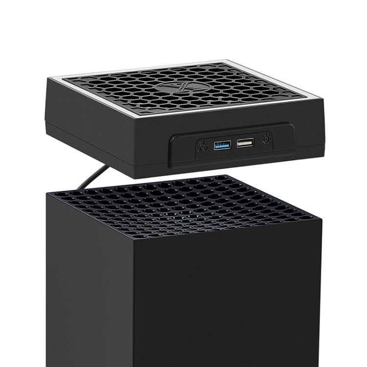 Ventilador de refrigeración colorido superior de 3 velocidades ajustable para Microsoft XBOX Series X
