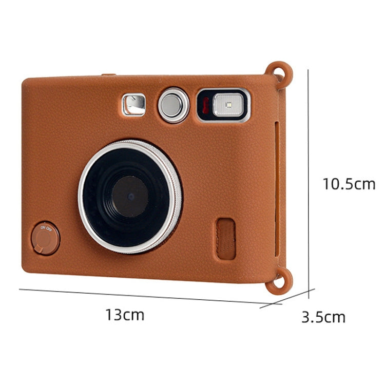 Estuche protector blando resistente al desgaste para Fujifilm Instax Mini EVO, Beige, Brown, Black, Pink, Purple, Blue, Green