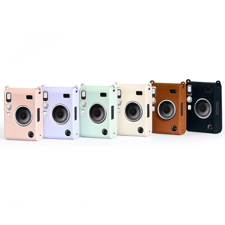 Estuche protector blando resistente al desgaste para Fujifilm Instax Mini EVO, Beige, Brown, Black, Pink, Purple, Blue, Green