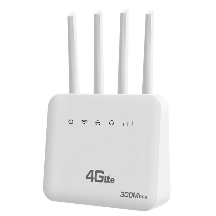Router inalámbrico enchufable 4G CPE WiFi6, punto de acceso inalámbrico de doble puerto, enchufe de la UE, For European / Asian / African