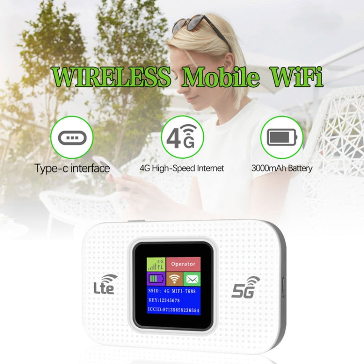 Router inalámbrico enchufable WiFi móvil 4G para automóvil WiFi portátil, MF68E-LCD Eurasian Version