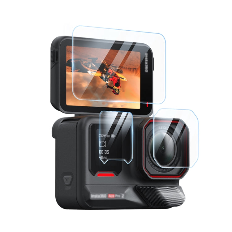 Protector de pantalla de vidrio templado aMagisn para Insta360 Ace Pro 2, 1 Set, 2 Sets