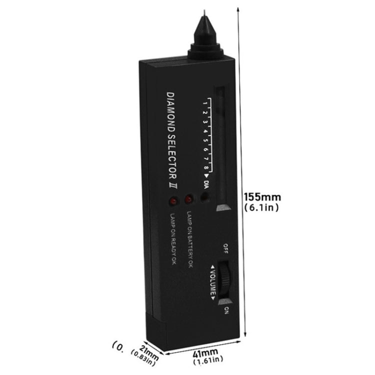 Medidor de conductividad térmica, bolígrafo de prueba de diamante, instrumento de identificación de dureza de cristal, Diamond Test Pen