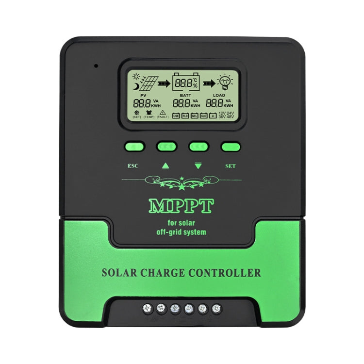 Controlador solar de identificación de iluminación inteligente MPPT de 12 V/24 V y 60 A, CM-D60, CM-D50