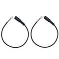Cable de conexión de placa base con terminal XH2.54, 2 piezas, CC 5,5 x 2,1 mm, hembra