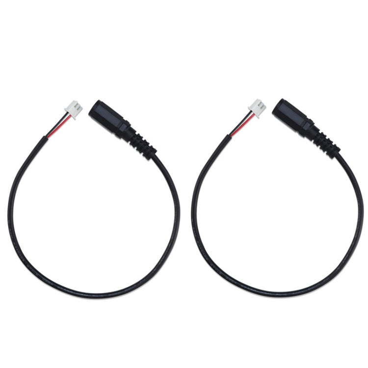 Cable de conexión de placa base con terminal XH2.54, 2 piezas, CC 5,5 x 2,1 mm, hembra