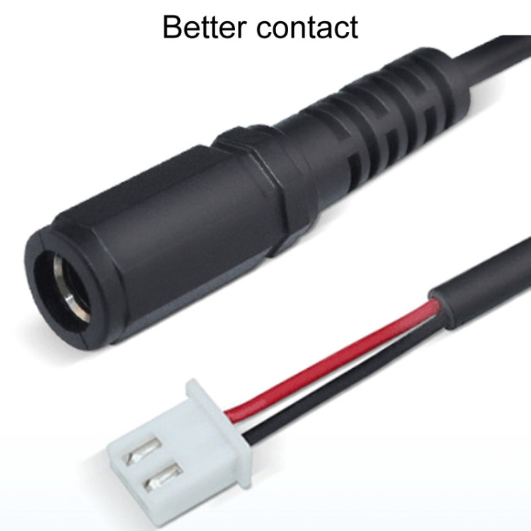 Cable de conexión de placa base con terminal XH2.54, 2 piezas, CC 5,5 x 2,1 mm, hembra