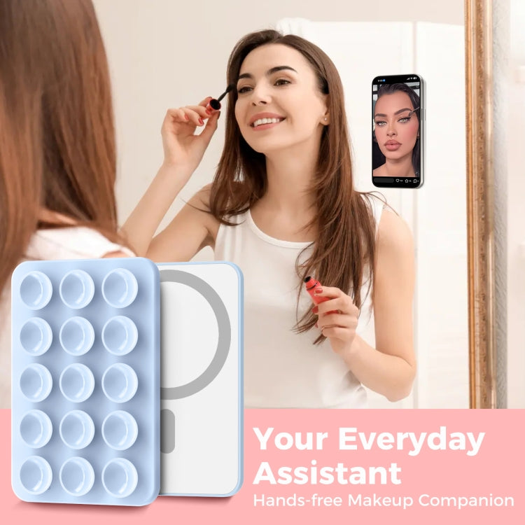 AhaStyle CY202 Soporte magnético para teléfono con ventosa Adhesivo de silicona con espejo