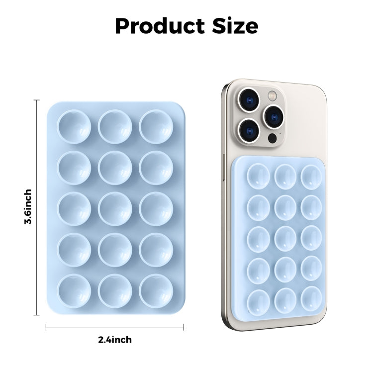 AhaStyle CY202 Soporte magnético para teléfono con ventosa Adhesivo de silicona con espejo