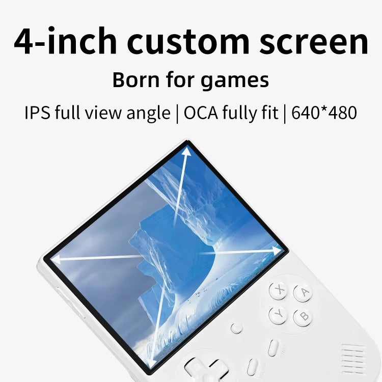 Consola de juegos retro portátil ANBERNIC RG40XXV con joystick y pantalla HD vertical y luz ambiental, 64GB, 64GB+128GB, 64GB+256GB