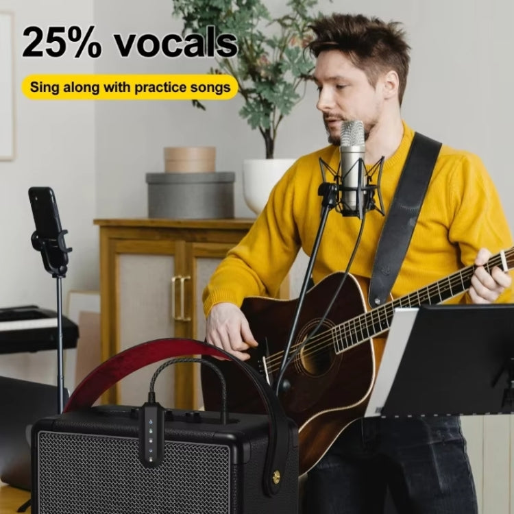 Procesador de voz en vivo T300 para práctica de canto y receptor Bluetooth, T300
