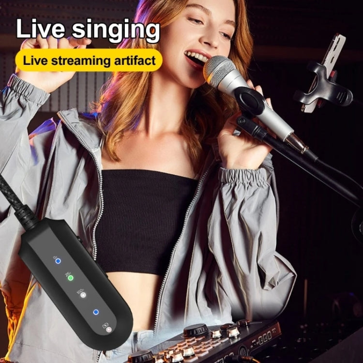 Procesador de voz en vivo T300 para práctica de canto y receptor Bluetooth, T300