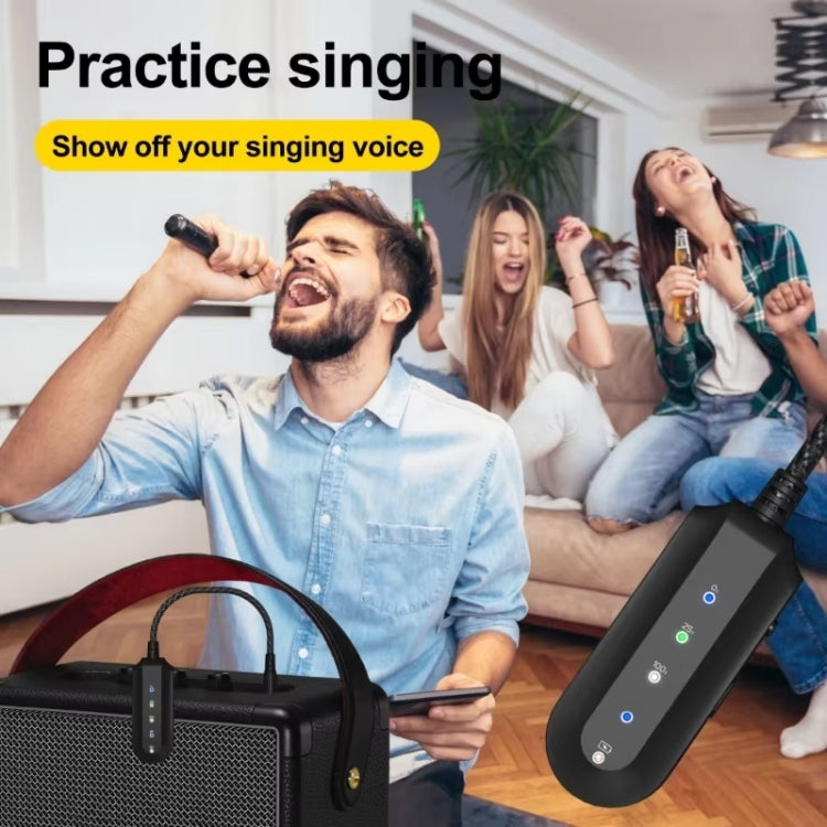 Procesador de voz en vivo T300 para práctica de canto y receptor Bluetooth, T300