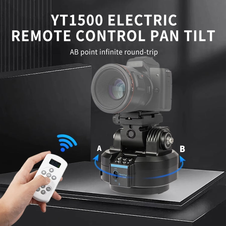Estabilizador panorámico con rotación basculante para cámara móvil con cardán eléctrico Desiontal YT-1500, YT-1500