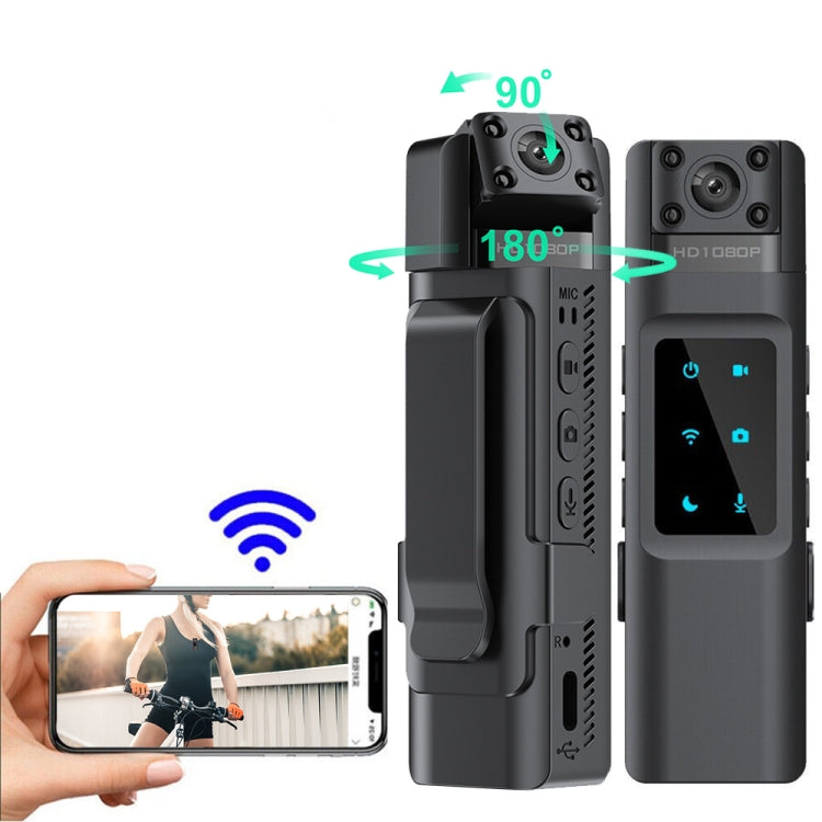 Cámara de ciclismo con grabadora de trabajo y visión nocturna de alta definición con WIFI para llevar en el pecho, L13, L13+16G TF Card, L13+32G TF Card, L13+64G TF Card, L13+128G TF Card, L13+16G TF Card+Bracket, L13+32G TF Card+Bracket               ...