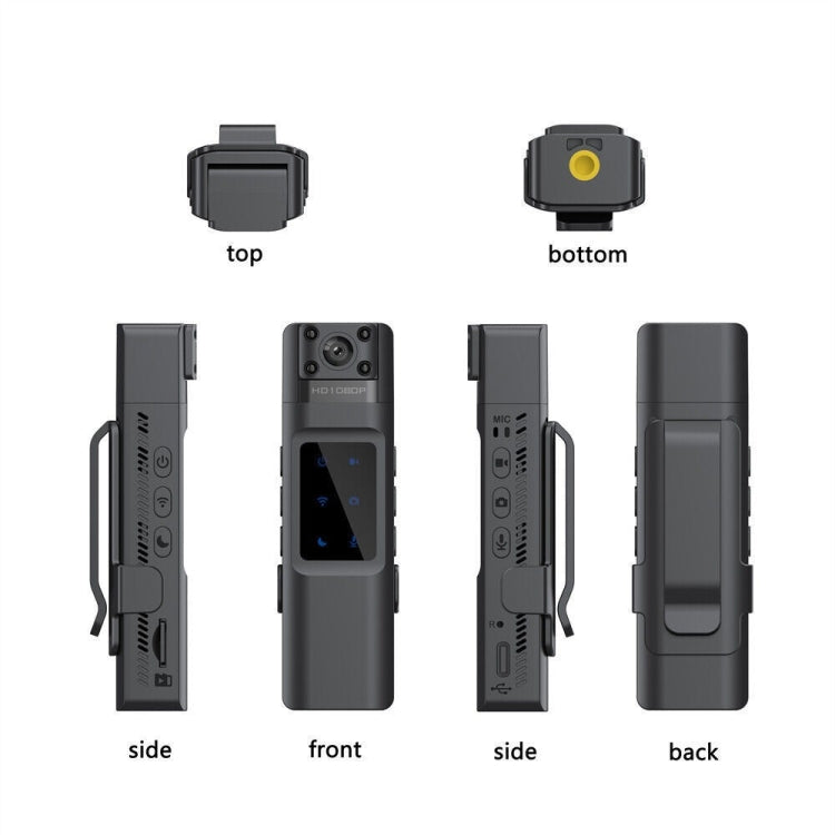 Cámara de ciclismo con grabadora de trabajo y visión nocturna de alta definición con WIFI para llevar en el pecho, L13, L13+16G TF Card, L13+32G TF Card, L13+64G TF Card, L13+128G TF Card, L13+16G TF Card+Bracket, L13+32G TF Card+Bracket               ...
