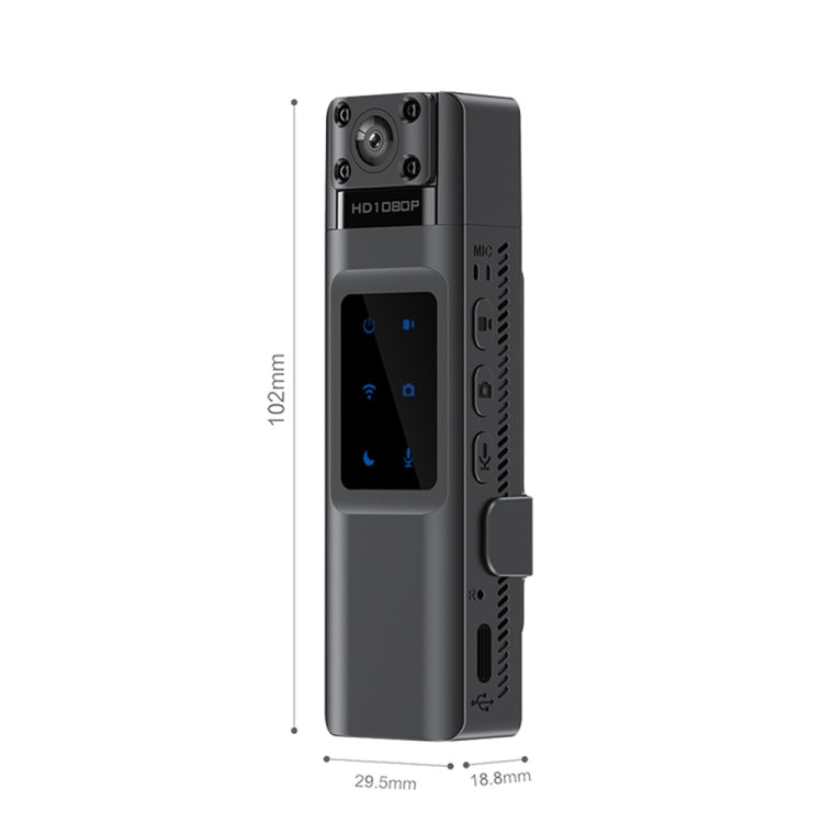 Cámara de ciclismo con grabadora de trabajo y visión nocturna de alta definición con WIFI para llevar en el pecho, L13, L13+16G TF Card, L13+32G TF Card, L13+64G TF Card, L13+128G TF Card, L13+16G TF Card+Bracket, L13+32G TF Card+Bracket               ...