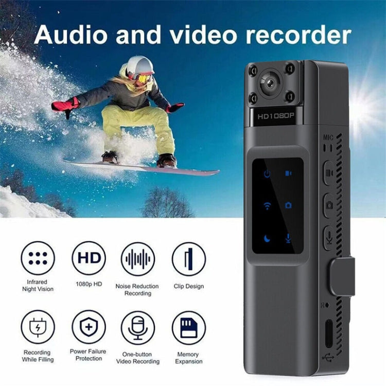 Cámara de ciclismo con grabadora de trabajo y visión nocturna de alta definición con WIFI para llevar en el pecho, L13, L13+16G TF Card, L13+32G TF Card, L13+64G TF Card, L13+128G TF Card, L13+16G TF Card+Bracket, L13+32G TF Card+Bracket               ...
