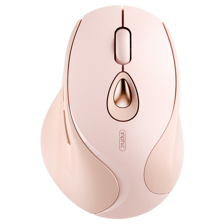 Ratón inalámbrico Inphic DR801 2,4 G + Bluetooth 5.0/4.0 USB Tri-Mode Silencioso Recargable Ratón para juegos para niñas Oficina Hogar