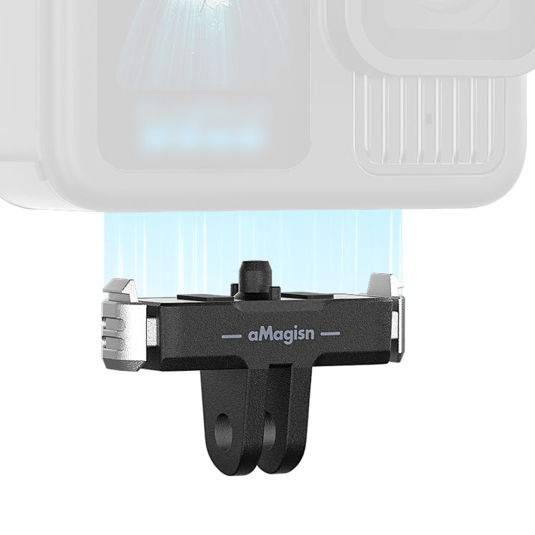 Adaptador de plástico con base de liberación rápida magnética aMagisn para GoPro HERO13 Black, For GoPro HERO13 Plastic
