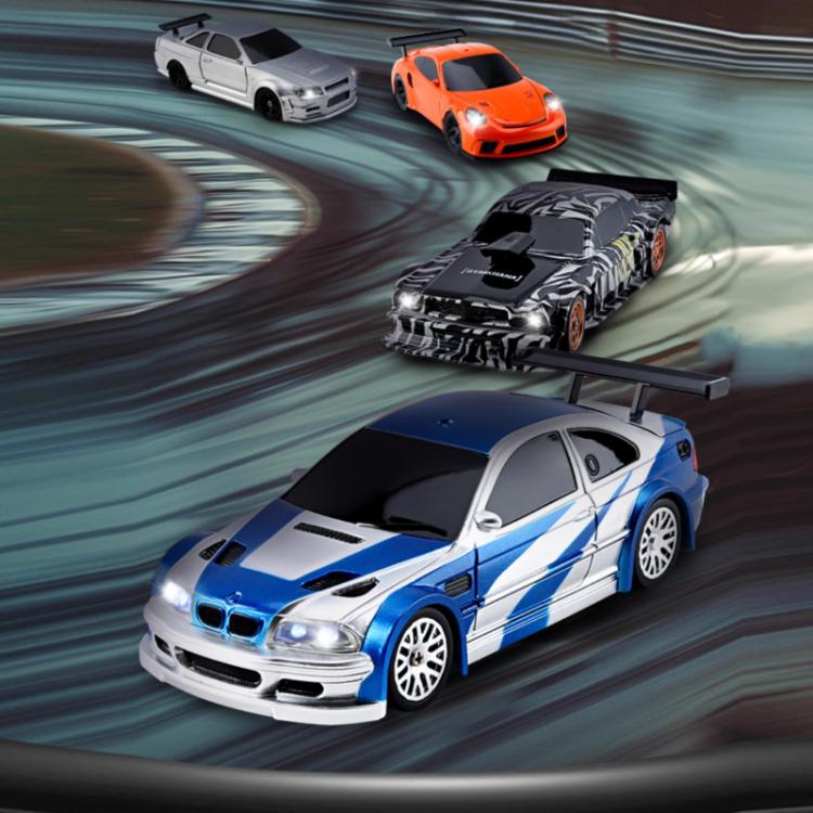 Mini coche de control remoto con tracción en las cuatro ruedas, a escala 1:43, que se puede derrapar y cargar, 4301 Black Mustang, 4302 Blue M3, 4303 Orange 911, 4304 Silver GTR, 4301G Black Mustang With Gyroscope, 4302G Blue M3 With Gyroscope         ...