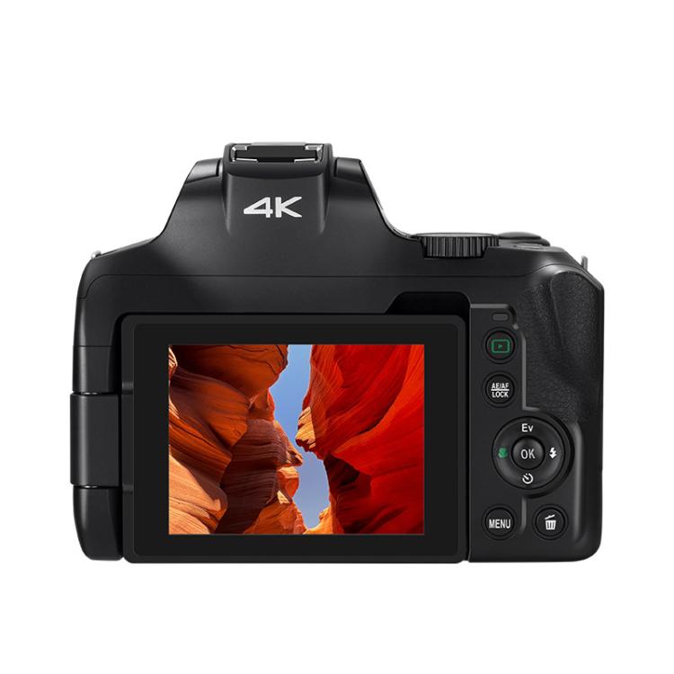 Cámara digital con zoom óptico y pantalla giratoria Ordro 4K Ultra HD, G700