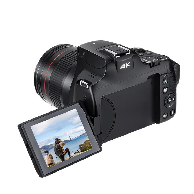 Cámara digital con zoom óptico y pantalla giratoria Ordro 4K Ultra HD, G700