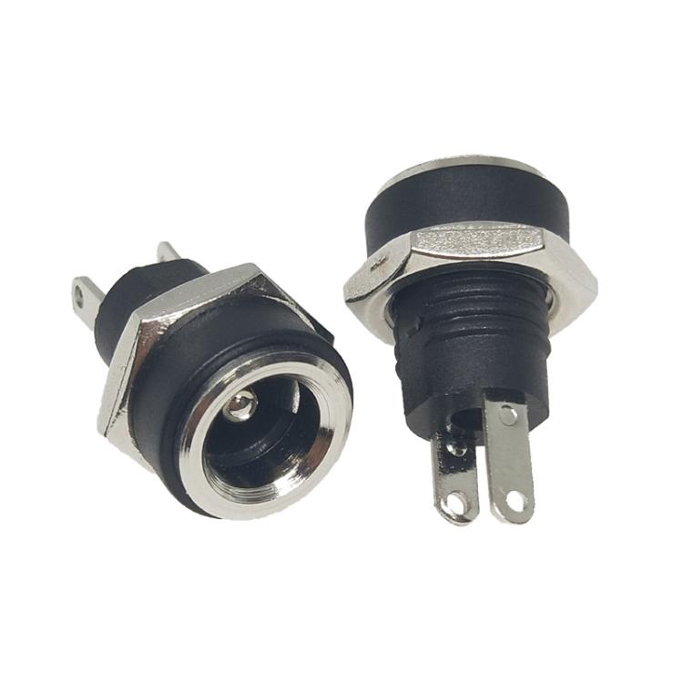 30 piezas de enchufe hembra de CC para equipos electrónicos con tuerca, DC5.5x2.1MM, DC5.5x2.1MM Full Copper, DC5.5x2.5MM, DC3.5x1.3MM