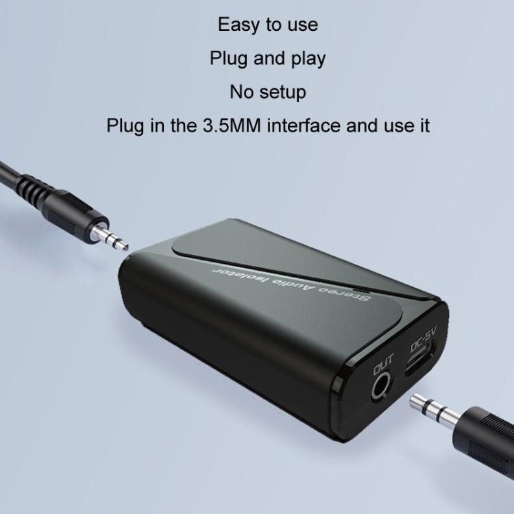 Receptor aislador de tierra común de audio Bluetooth 5.4 Reductor de ruido antiinterferencias, M29