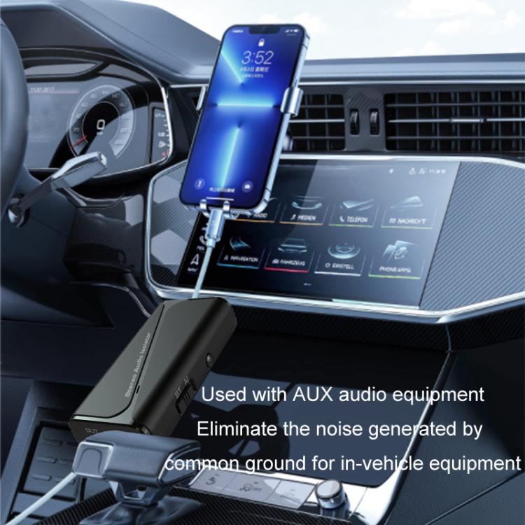 Receptor aislador de tierra común de audio Bluetooth 5.4 Reductor de ruido antiinterferencias, M29