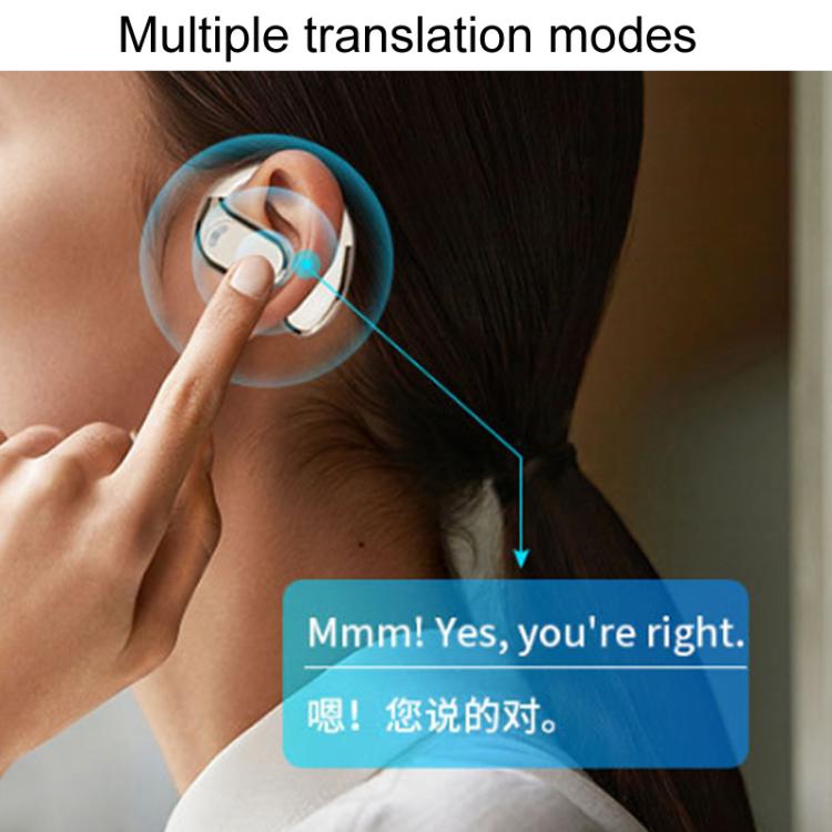 Auriculares Bluetooth con pantalla digital supraaural con traducción inteligente por IA M76